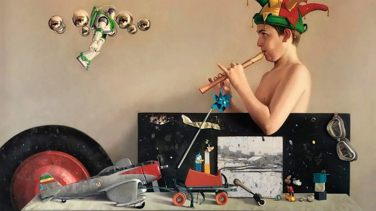 Premio Hispanoamericano Diego de Losada de Pintura. Imagen "El Flautista" Obra ganadora en 2022