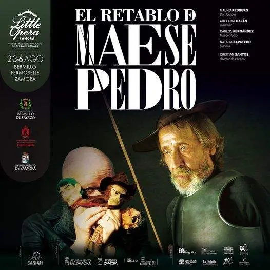 Cartel 'El retablo del Maese Pedro' dentro del festival Little Ópera