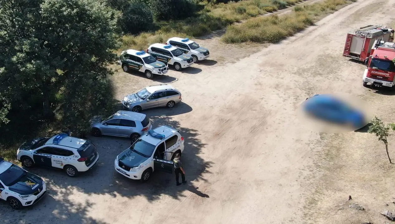 Operativo de rescate en Sanabria. Fotografía: Guardia Civil