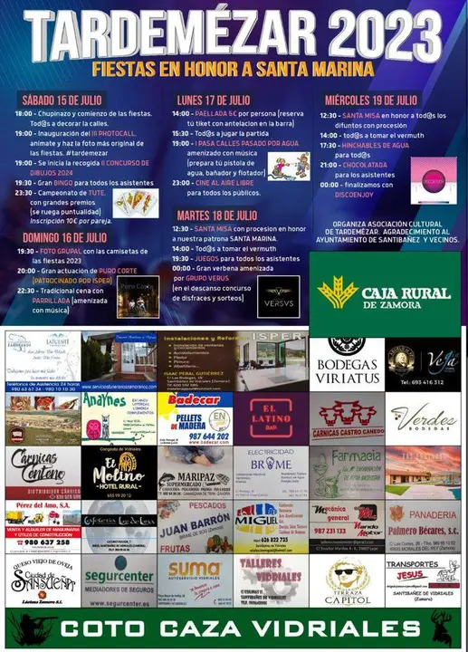 Cartel fiestas de Tardemezar