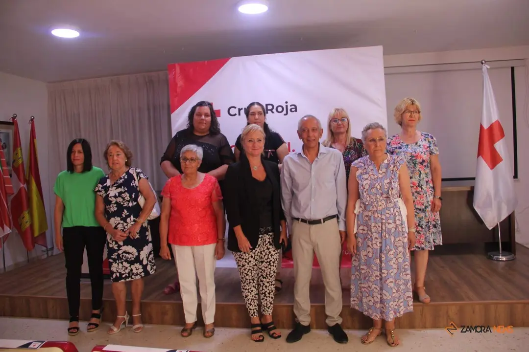 Toma de posesión de las nuevas presidentas comarcales de Cruz Roja en Zamora