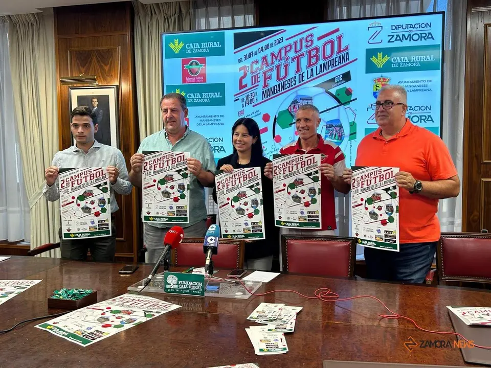 Presentación Campus de Fútbol de Manganeses de la Lampreana