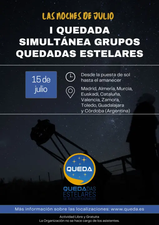Quedada Simultánea grupos QUEDADAS ESTELARES