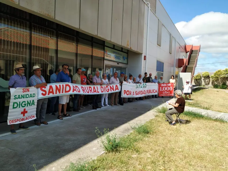 Protesta Sayago. Imagen cedida