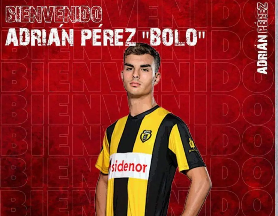 Anuncio del fichaje de Adrián Pérez. Imagen Zamora CF