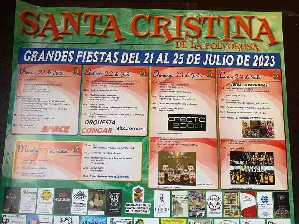 Fiestas Santa Cristina