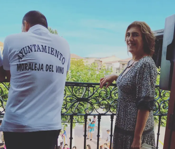 Yolanda Fidalgo durante el pregón