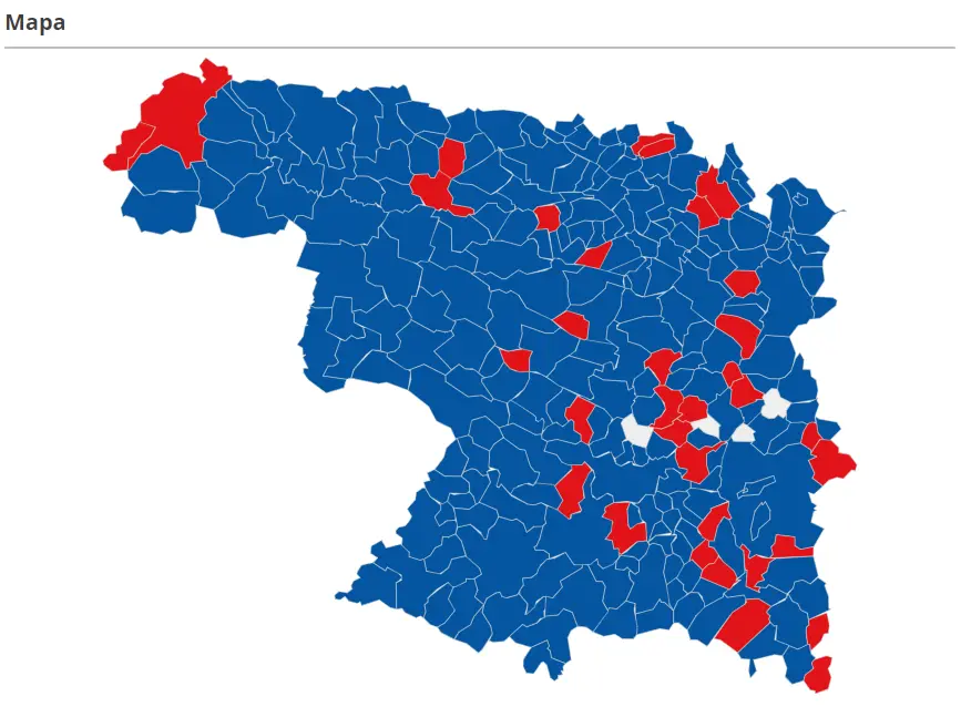 Mapa provincial 23J