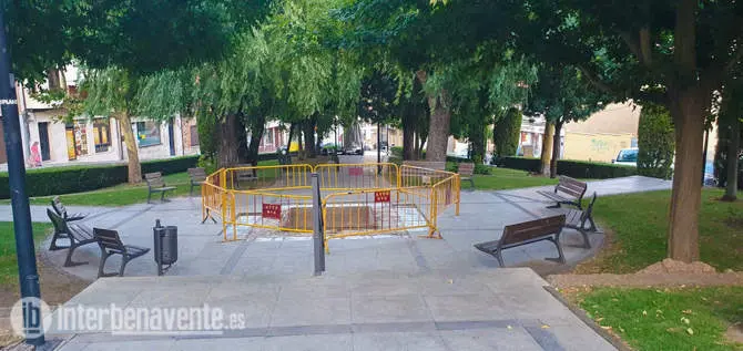 Restauración mosaico. imagen Interbenavente