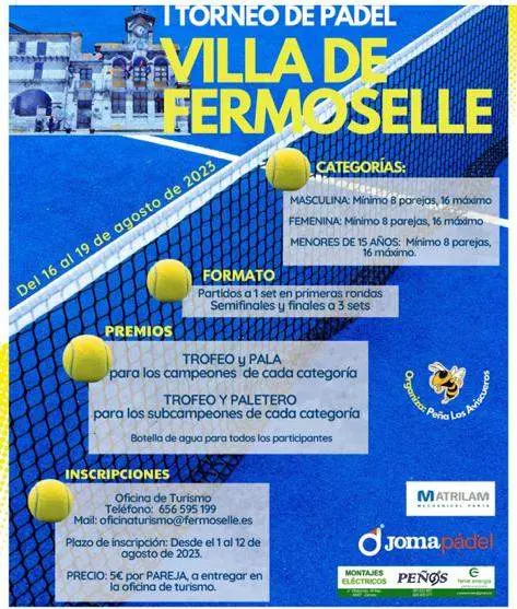 Torneo de pádel en Fermoselle