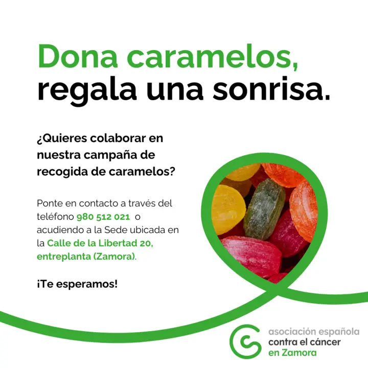 Dona caramelos, regala una sonrisa RRSS