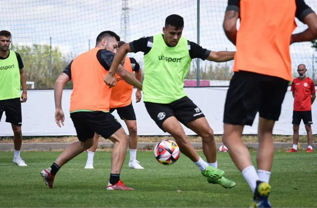 Momento de un entrenamiento del Zamora CF. Imagen: Zamora CF