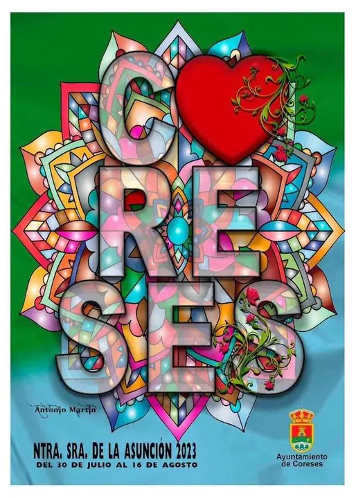 Cartel de fiestas de Coreses