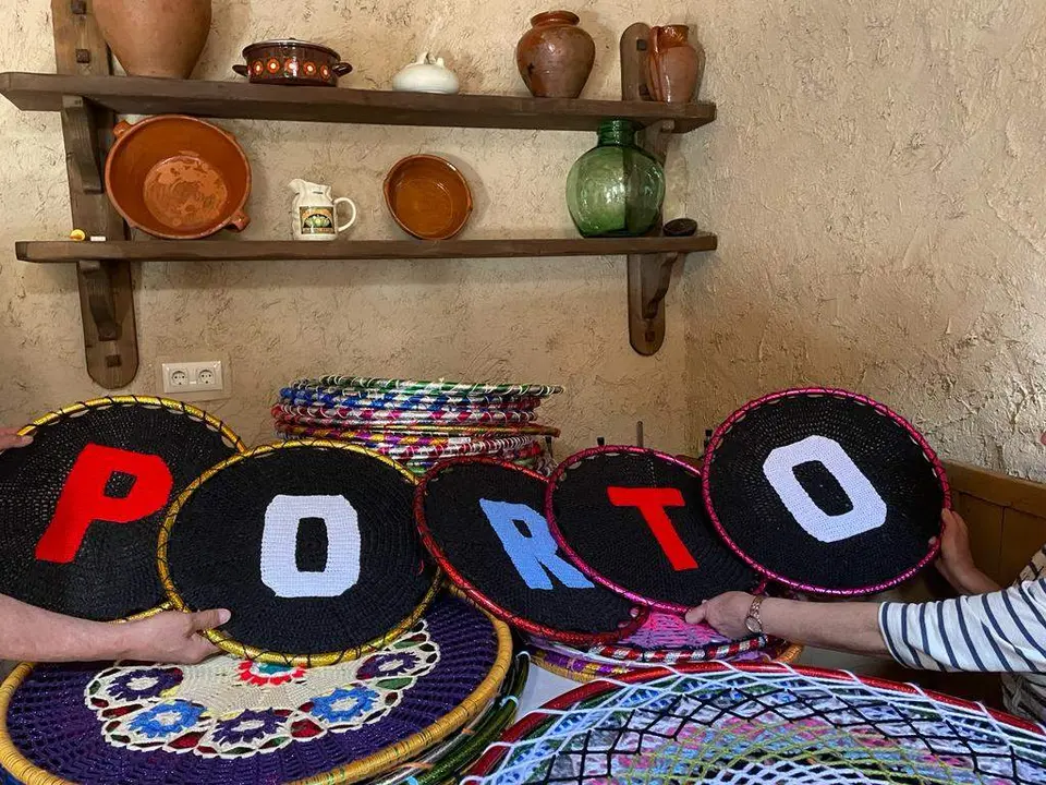 Aros de ganchillo de Porto