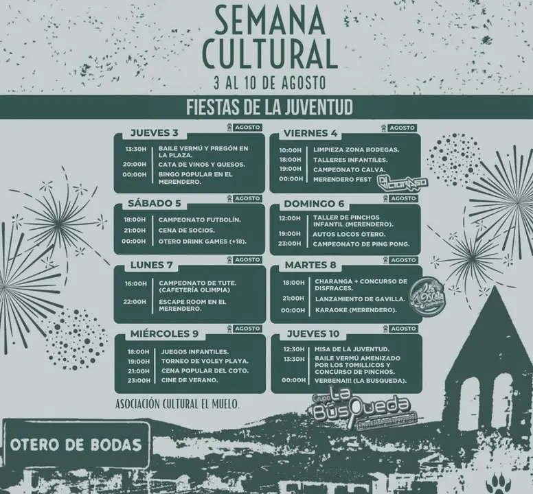 Cartel fiestas de Otero de Bodas