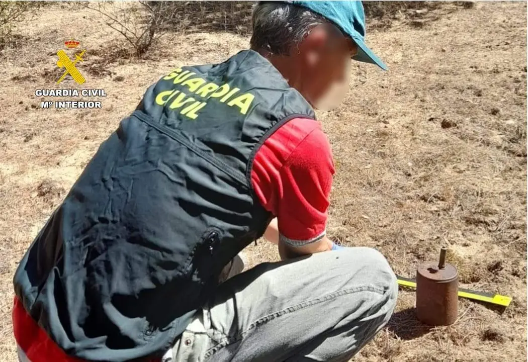 mina antipersonal de SALTO en Montelarreina