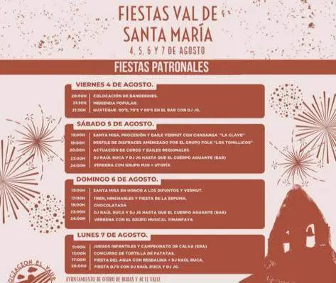 Cartel Val de Santa María