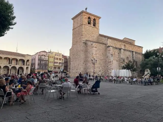 Terrazas en la Plaza Mayor