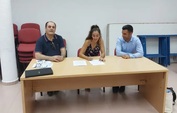 Ángel Marqués, Tamara Campos y Víctor Garrido