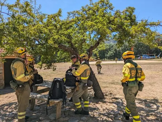 La Brigada de Refuerzo en Incendios Forestales con base en Tabuyo del Monte