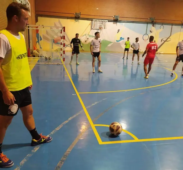 Entrenamiento del Intersala Zamora en la Ciudad Deportiva. Imagen: Instagram Intersala Zamora