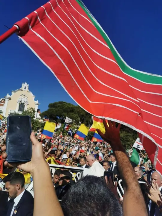 Bandera Zamora en JMJ