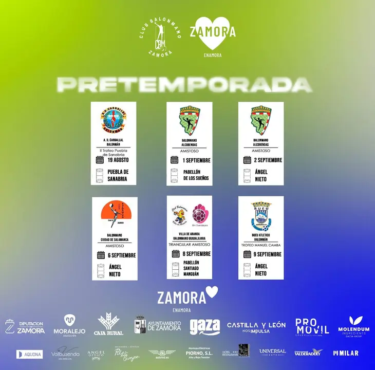 calendario amistosos pretemporada