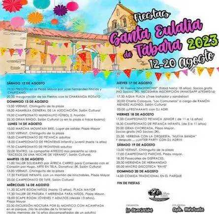 Fiestas Santa Eulalia de Tábara