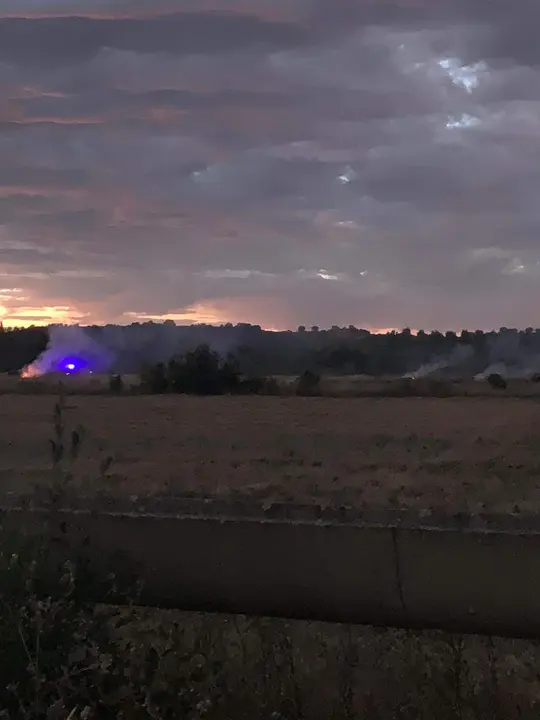 Incendio zona Valverde