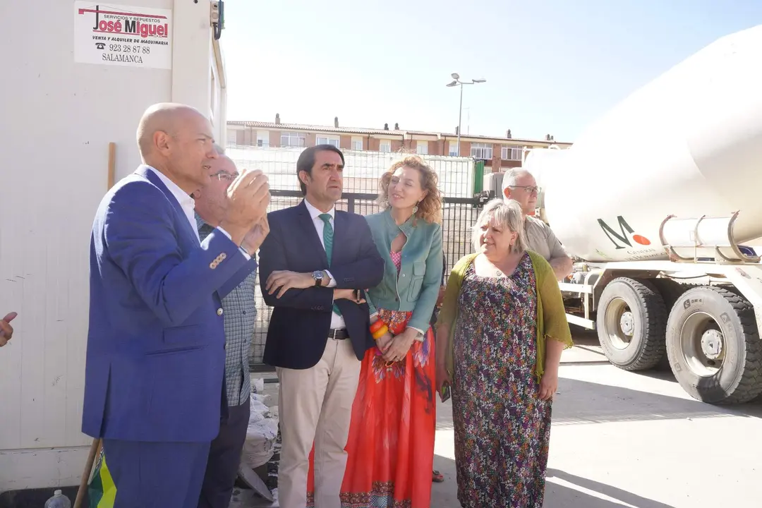 Visita a las obras del Centro Cívico de Zamora