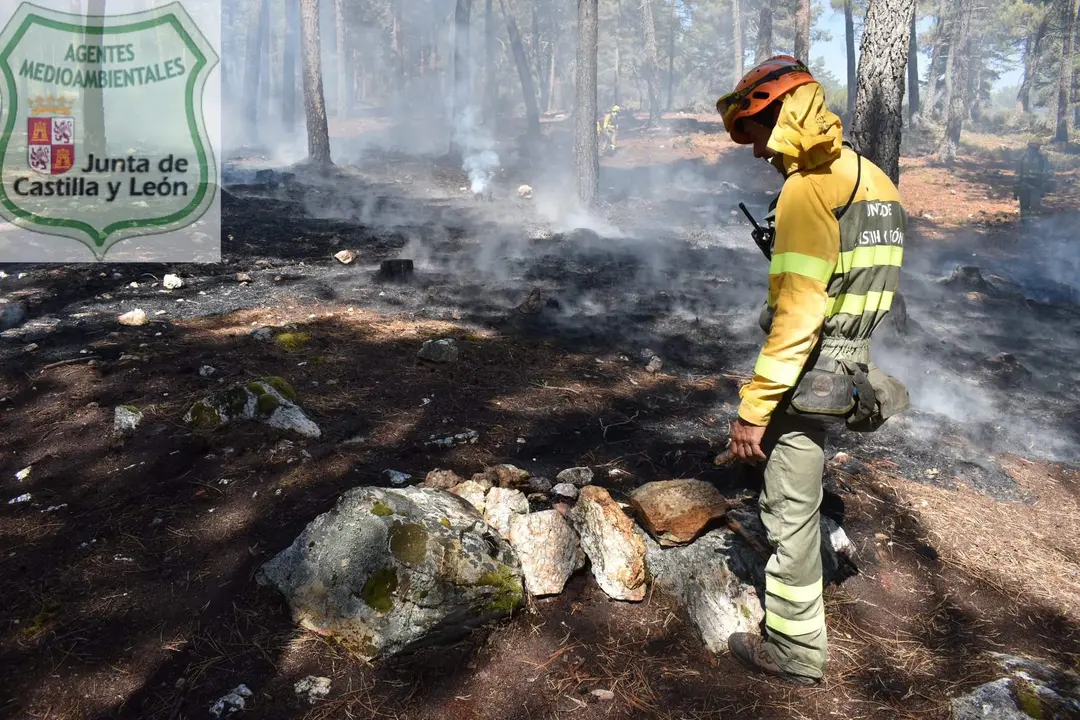 Fuego en Robledo