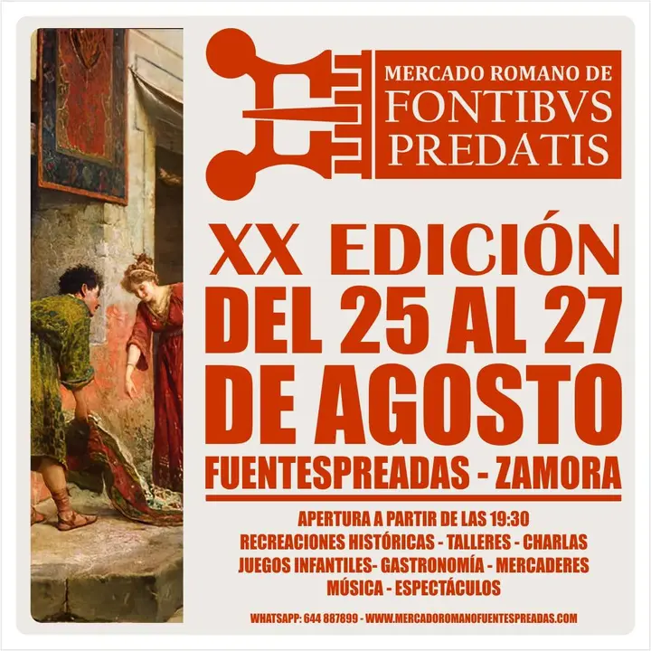01 XX Mercado Romano Fontibus Predatis 25, 26 y 27-Agosto-2023