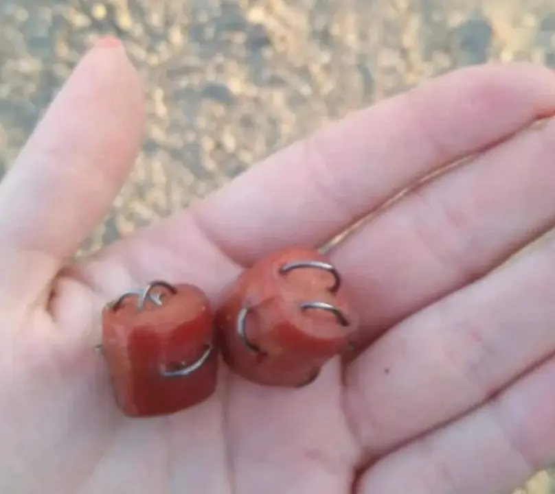 Salchicas con anzuelos