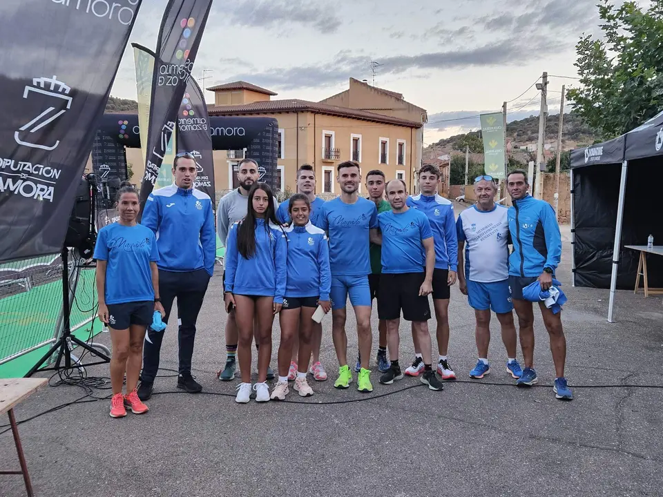 Integrantes del Benavente Atletismo durante el fin de semana