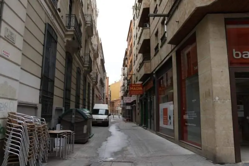 Calle de la zona de pinchos