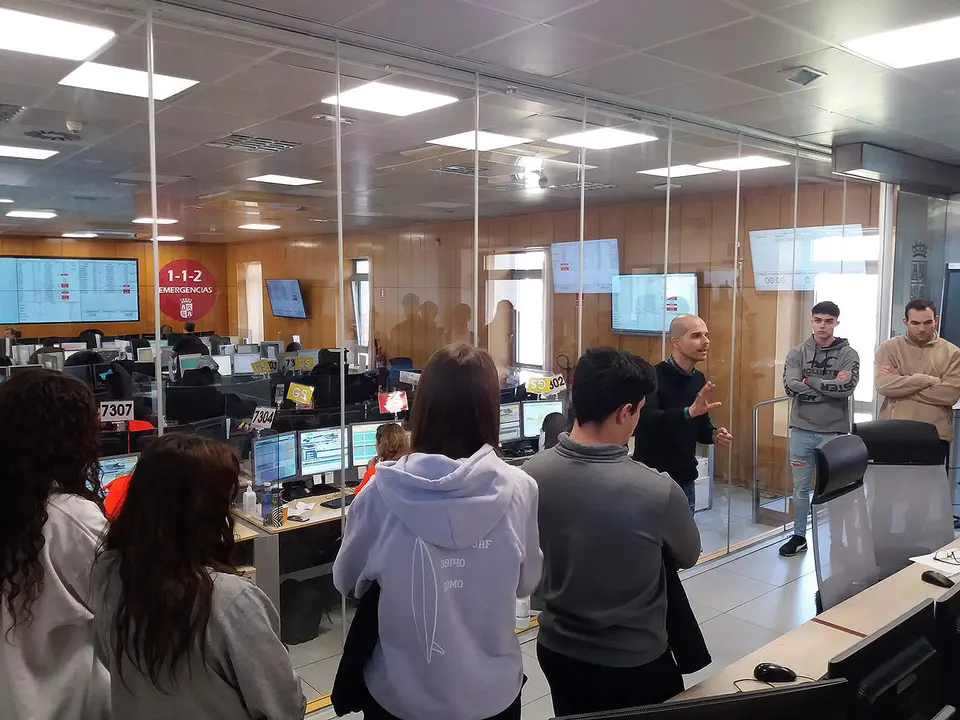 Visita a las instalaciones del 112