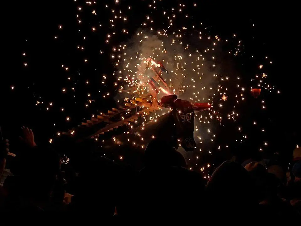 Puebla de Sanabria. Toro de fuego