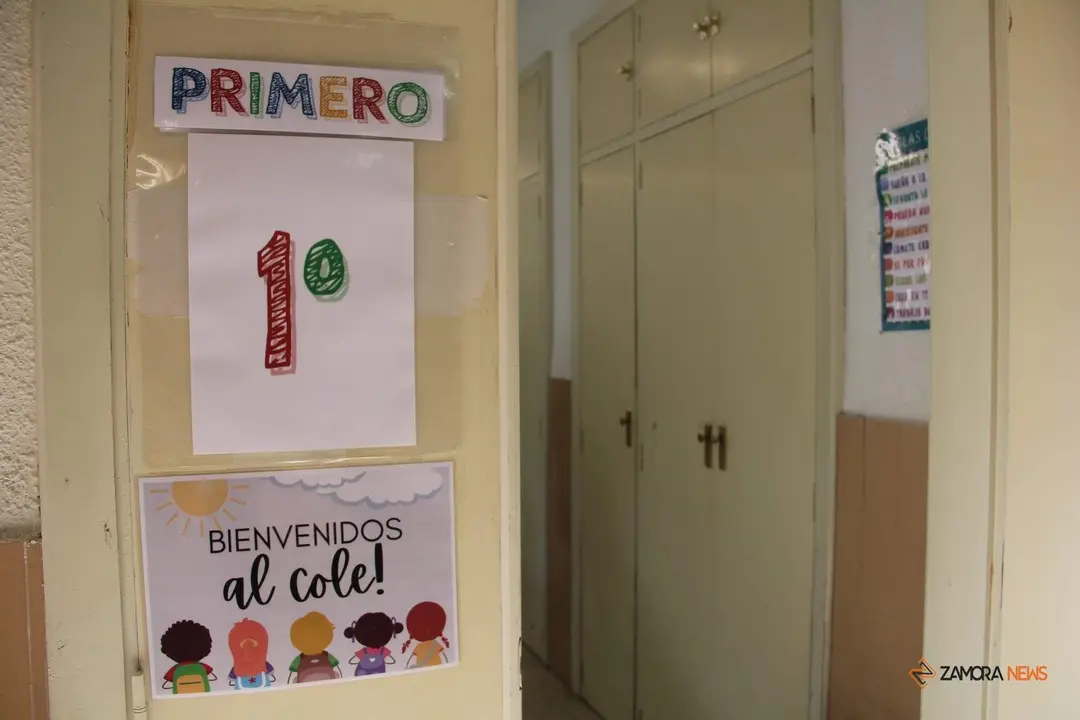 Aulas de un colegio zamorano