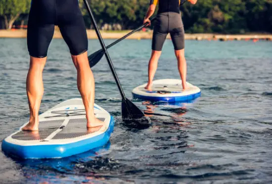 Paddle Surf. Fotografía de archivo