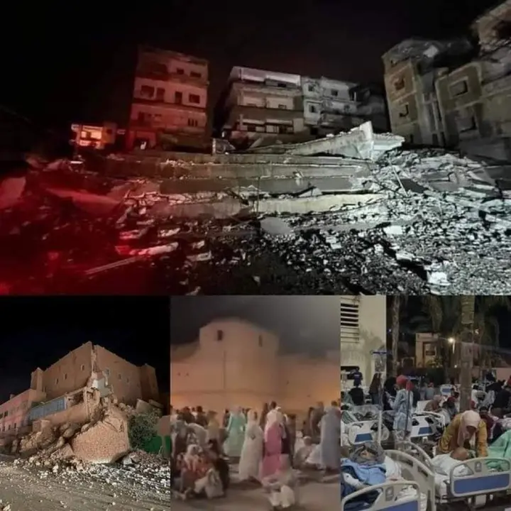 Terremoto Marruecos. Imagen: Twitter AlertaNews24