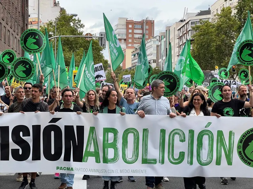 manifestación Pacma Madrid. Imagen de archivo