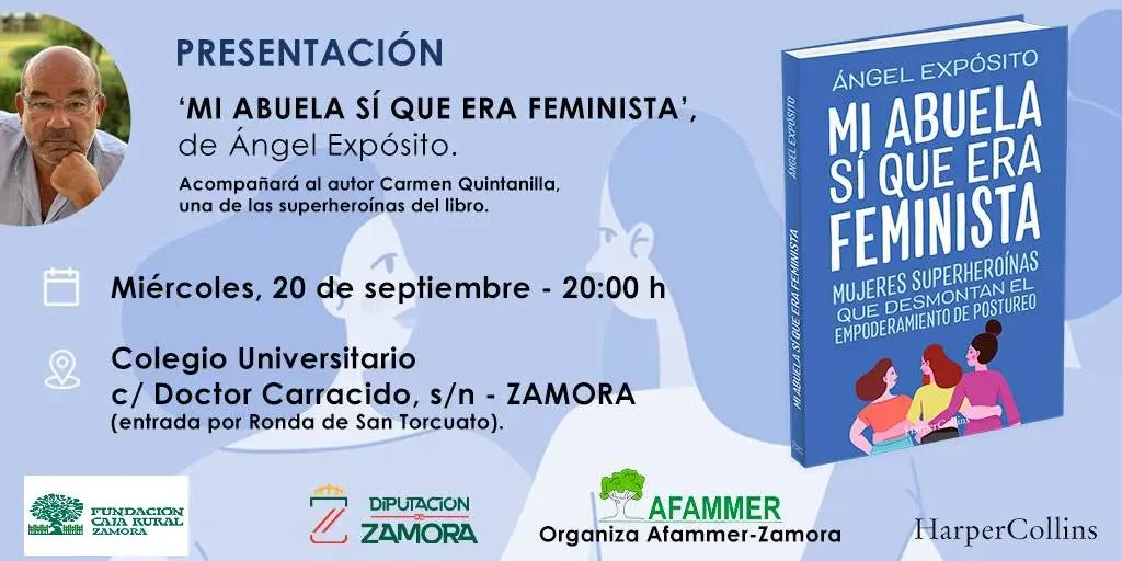 Cartel presentación mi abuela si que era feminista