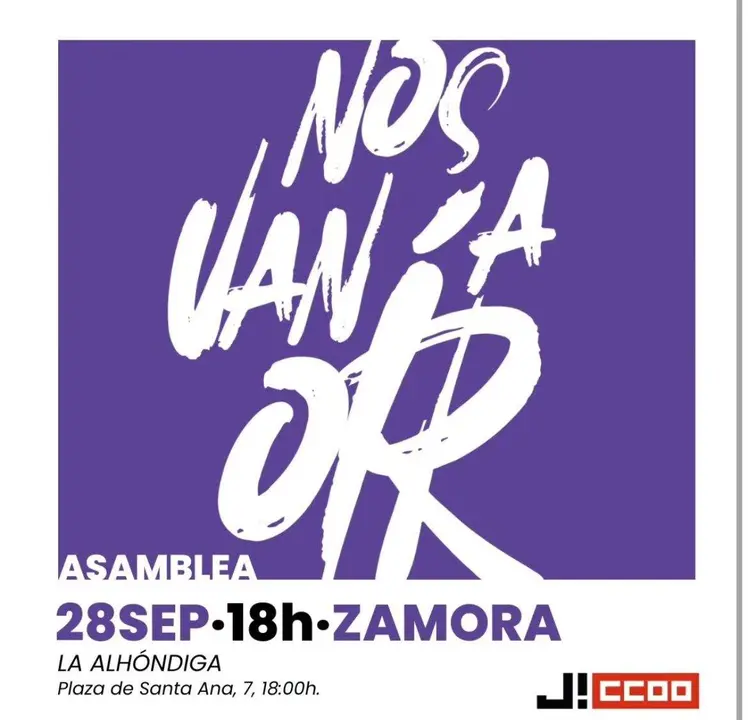 "Nos van a oír" CCOO
