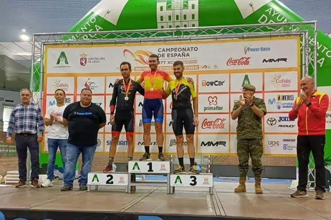 Podium Carlos García