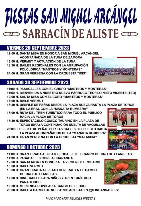 cartel Sarracín de Aliste