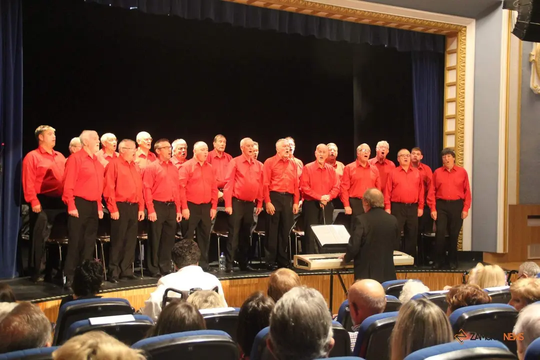 Concierto del coro Fénix de Gales en el Seminario San Atilano