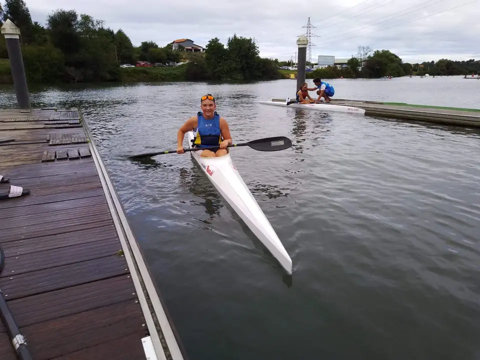 Ariadna Fernández, del Club Fluvial Villaralbo
