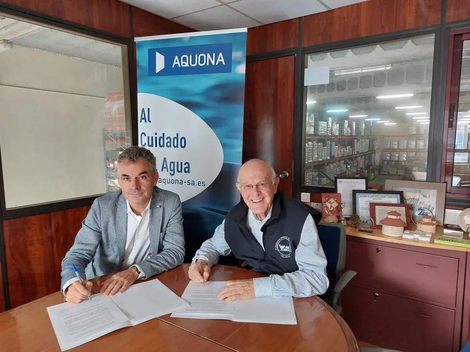 Aquona y banco de alimentos