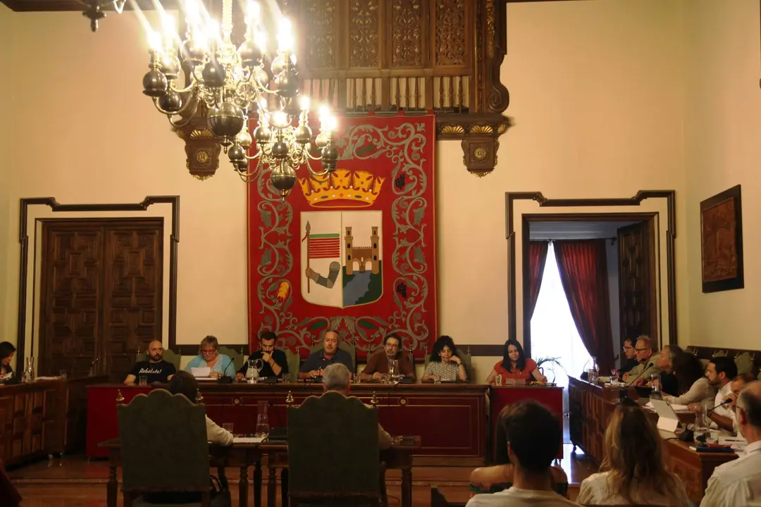 Sesión del pleno del Ayuntamiento de Zamora