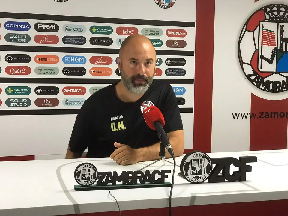 David Movilla en la previa del duelo que mide a Zamora y Coruxo